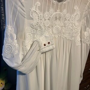Ted Baker Cream Lace Dress